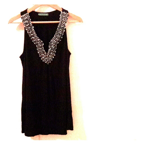 Beaded black tunic - Picture 1 of 2
