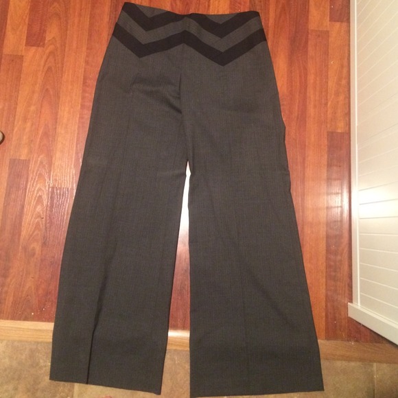 BCBG Maxazria wide-leg dress pants.