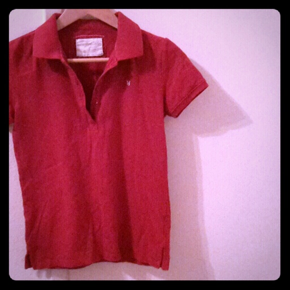 Aeropostale red button up Polo - Picture 1 of 2