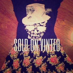 Glamhead Mad Hatter inspired top