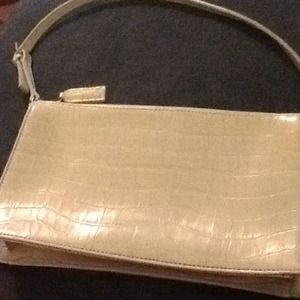 Charter Club sky blue crocodile print purse. New