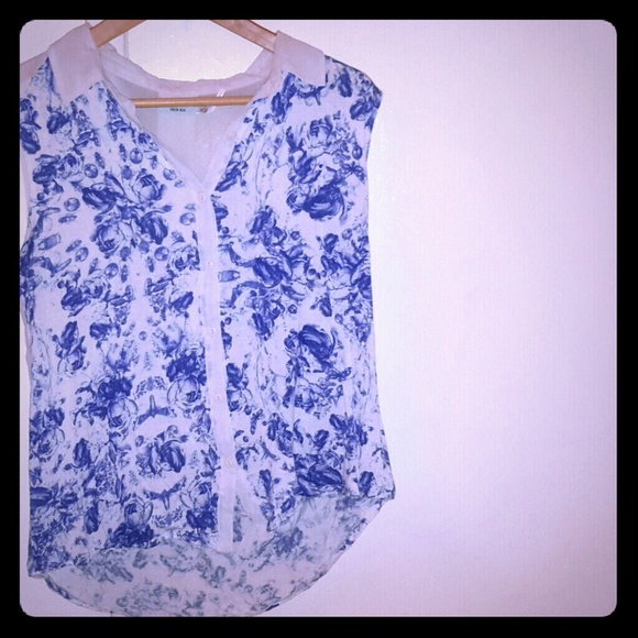 Kimchi blue sleeveless sheer back top - Picture 1 of 2