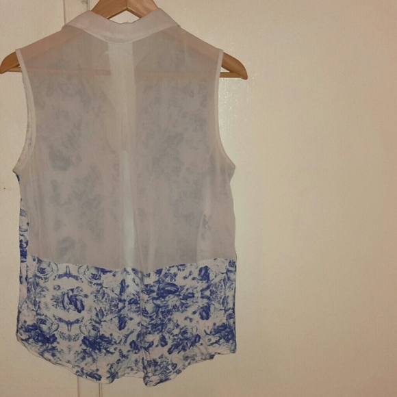 Kimchi blue sleeveless sheer back top - Picture 2 of 2