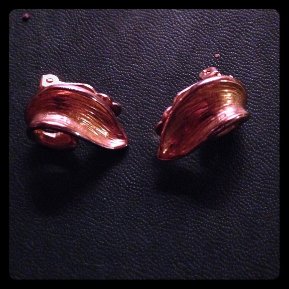 Gold Clip-on Earrings