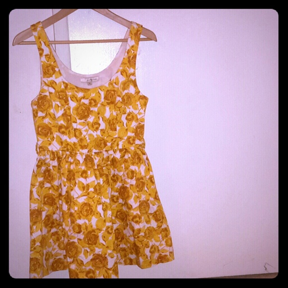 Forever 21 floral linen dress - Picture 1 of 1