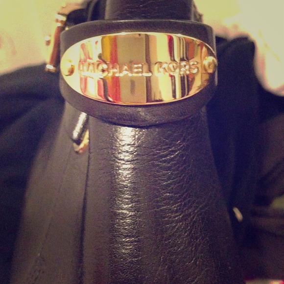 Black leather Micheal Kors boots. AUTHENTIC!!