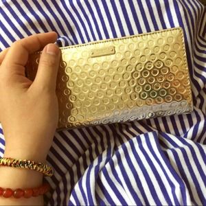 Kate Spade Gold Wallet