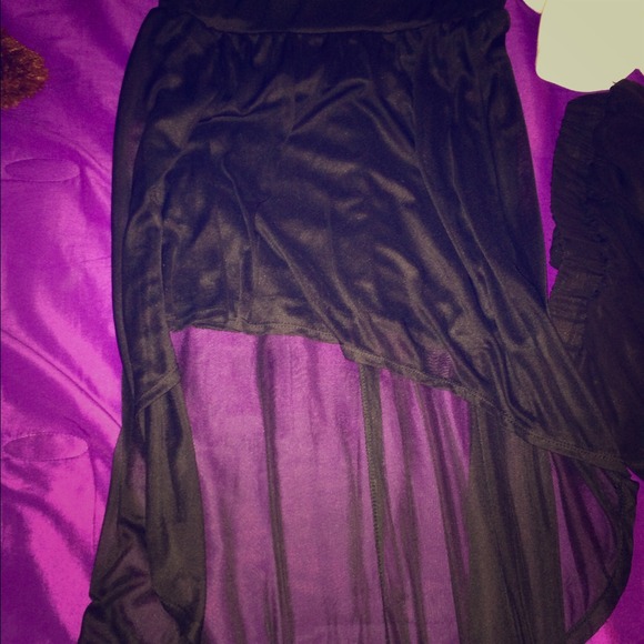 Hi low skirt