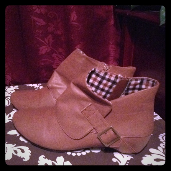 Brown booties