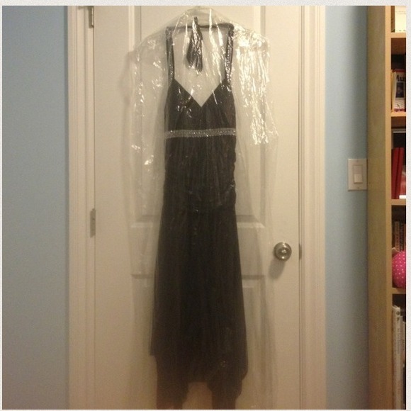 Black Sparkly Prom/Evening/Bridesmaid Dress - Picture 4 of 4