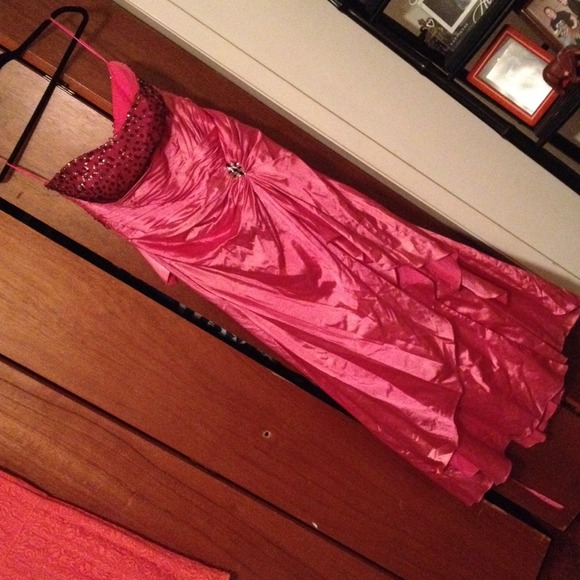 Pink formal dress