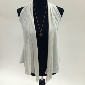 Ivory Crochet Vest