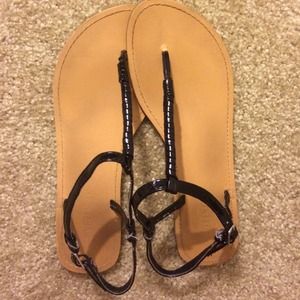 Black sandals