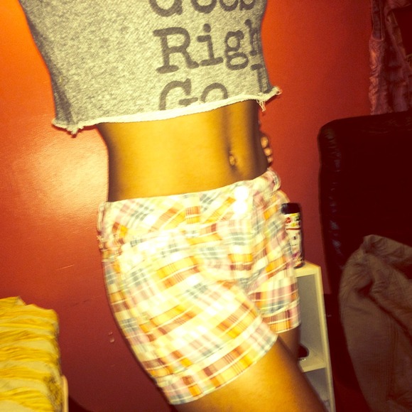 Plaid Pink-Multicolor Shorts