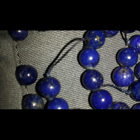 7mm lapis beads - quantity 55 beads