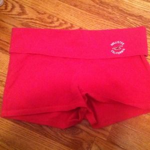 Pink Hollister yoga shorts