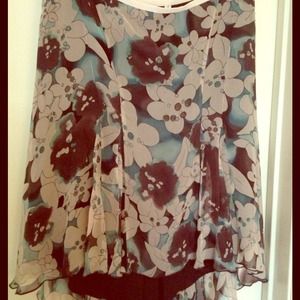 50% OFF 👍Sexy back DVF Skirt double layer print