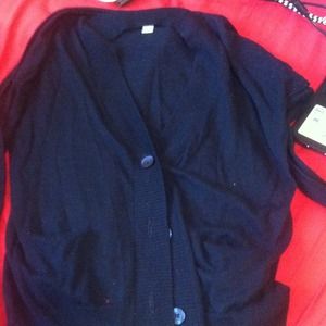 ANN TAYLOR LOFT  navy blue sweater