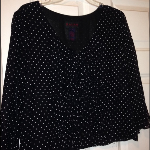 Ralph by Ralph Lauren polka dot top