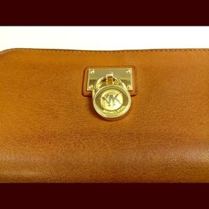 Michael Kors Carmel color large wallet REDUCED!