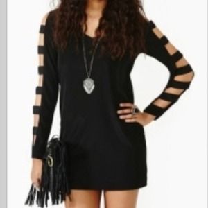 Black nasty gal dress