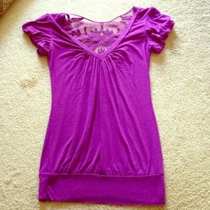Charlotte Russe purple top