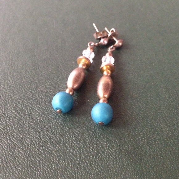 Handmade dangle earrings - Picture 4 of 4