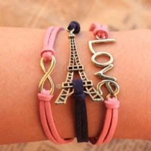 Leather strap bracelet