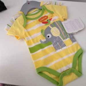 Two piece set of baby onesies!