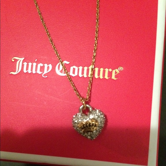 Juicy Couture- gold tone Heart necklace