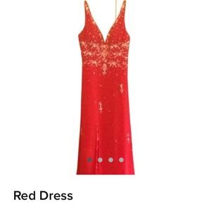 Red evening gown/prom/pageant