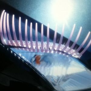 SOLD Car eyelashes- pink