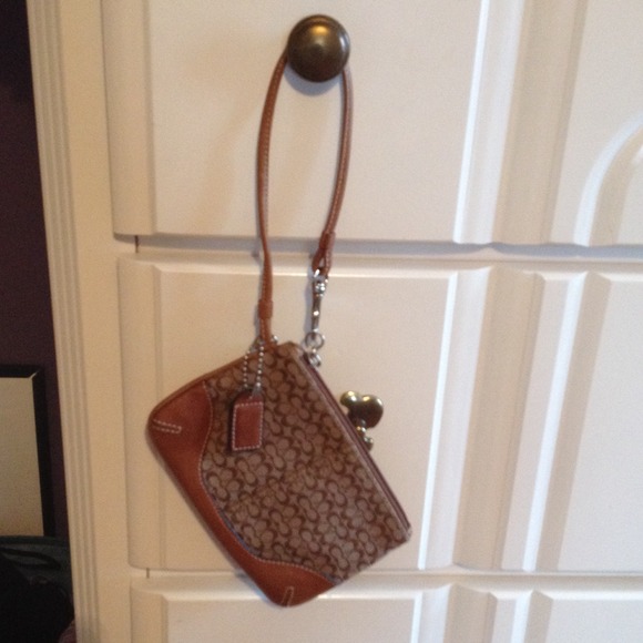 Authentic coach wristlet