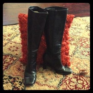 Via Spiga made in Italy long blk boots,  beautiful