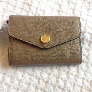 New Michael Kors Saffiano Coin and ID Wallet