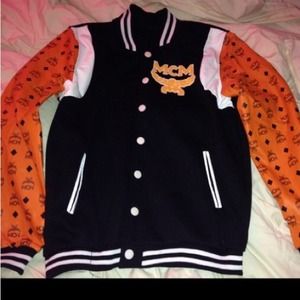 SOLD!!!MCM Inspired Bomber Jacket