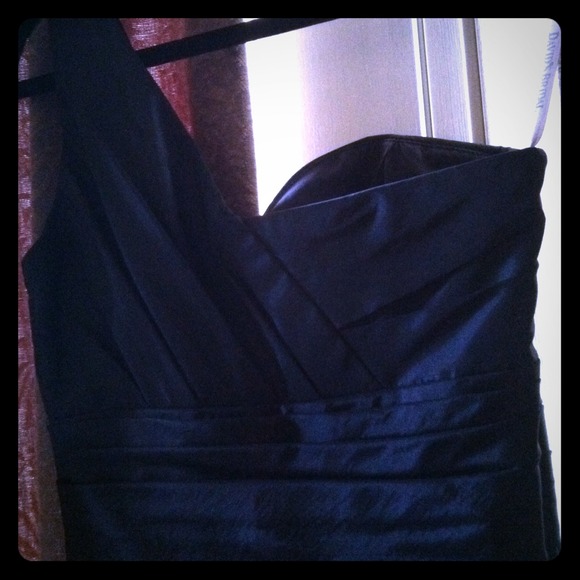 David's bridal black dress.sold on ebay - Picture 1 of 4
