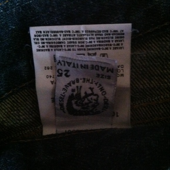 Diesel jeans sz 25 - Picture 2 of 4