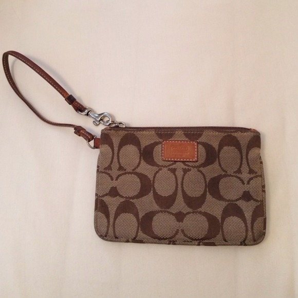 Authentic coach wristlet