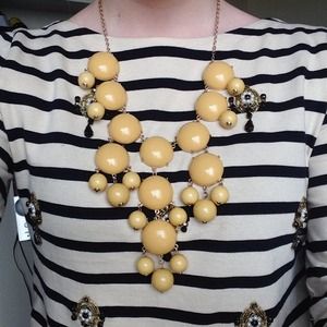 Yellow bubble necklace