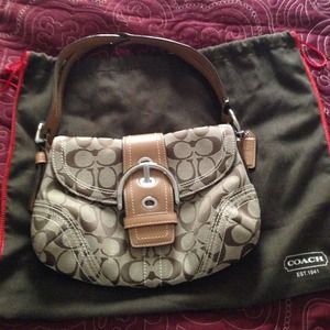 Coach bag with dust bag