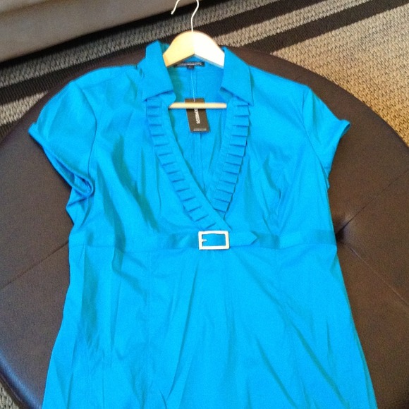 Express shirt color blue. Sz large