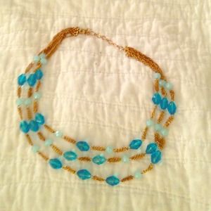 Blue necklace