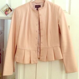 NUDE pink leather jacket
