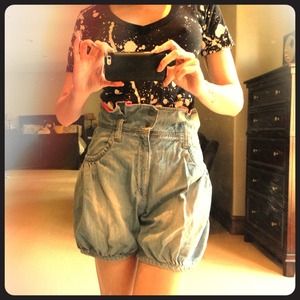 *SOLD* High Waist Bubble Shorts