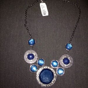 Blue & sliver New York & Company necklace.