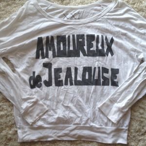 Forever 21 'Amoureux de Jealouse' l/s shirt
