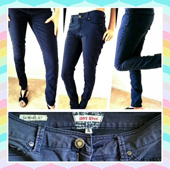 Purple skinny jeans