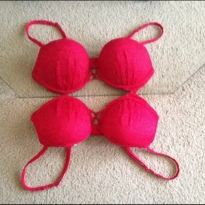 Victoria's Secret Red Lace Bombshell