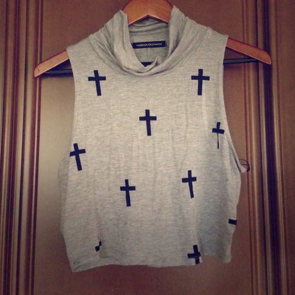 *SOLD* Open back Cross Tank - Picture 1 of 2